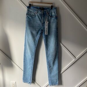 Purple Brand Low Rise Jeans P001 Light Indigo Wash Special Edition - 32